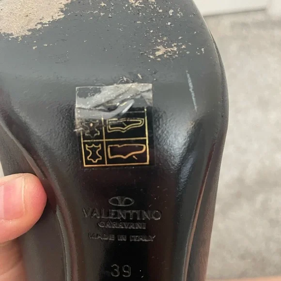 VALENTINO GARAVANI Women’s Sparkly Heeled Boots - Picture 6 of 6